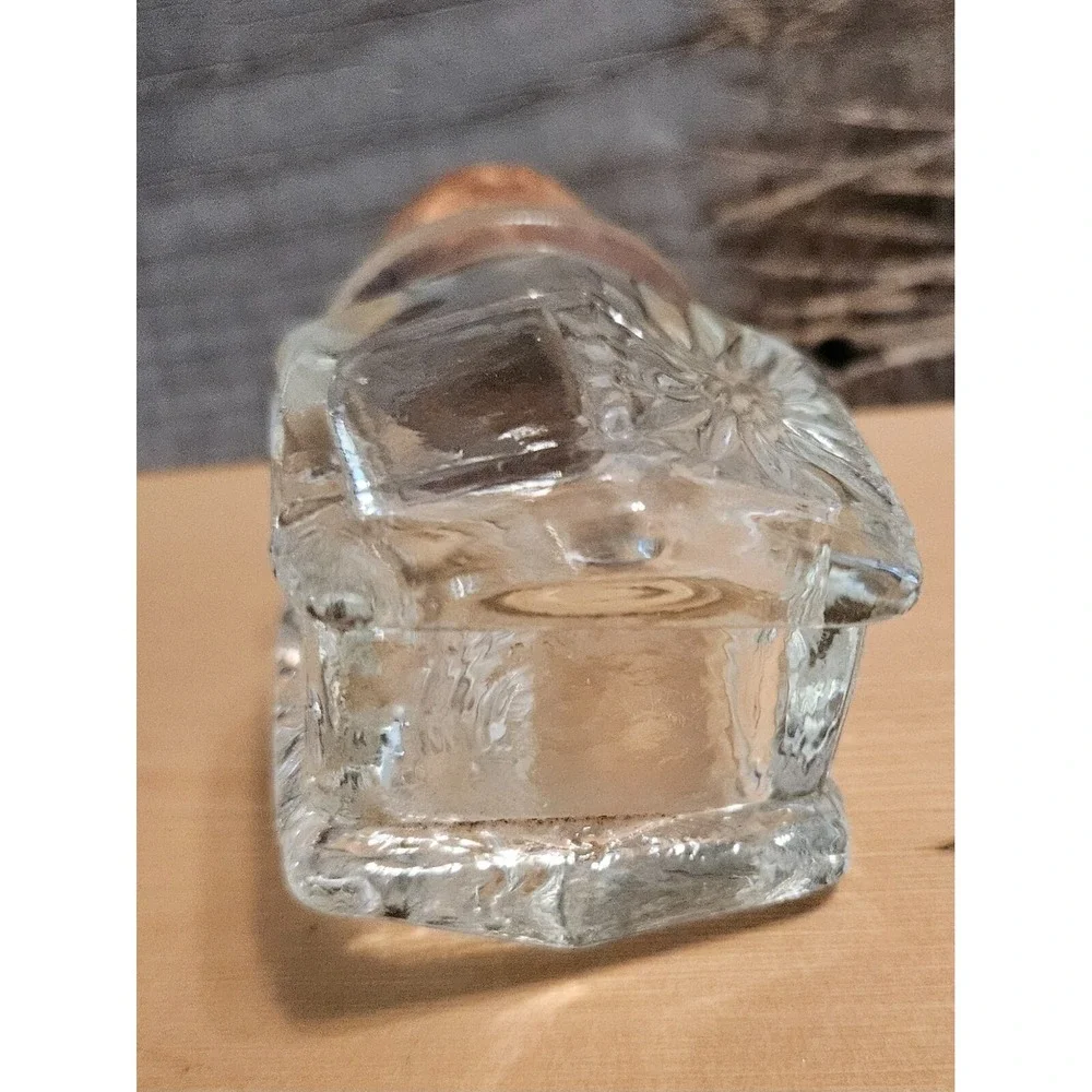 Vintage Glass Apothecary Bottle Cork Stopper Decorative Display‎
